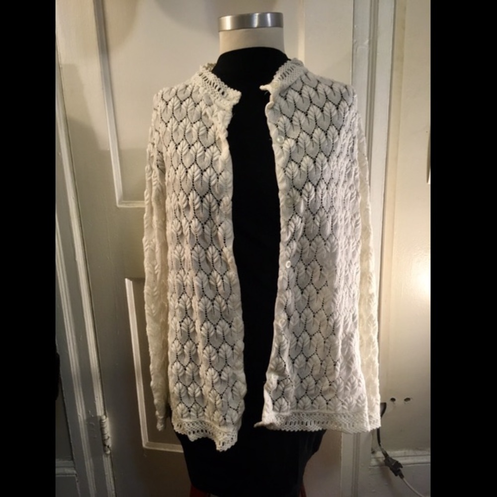 Vintage Crocheted Cardigan